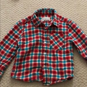 Sovereign Code - 2T button up plaid shirt